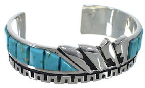 Turquoise Inlay Southwest Jewelry Cuff Bracelet BW66365